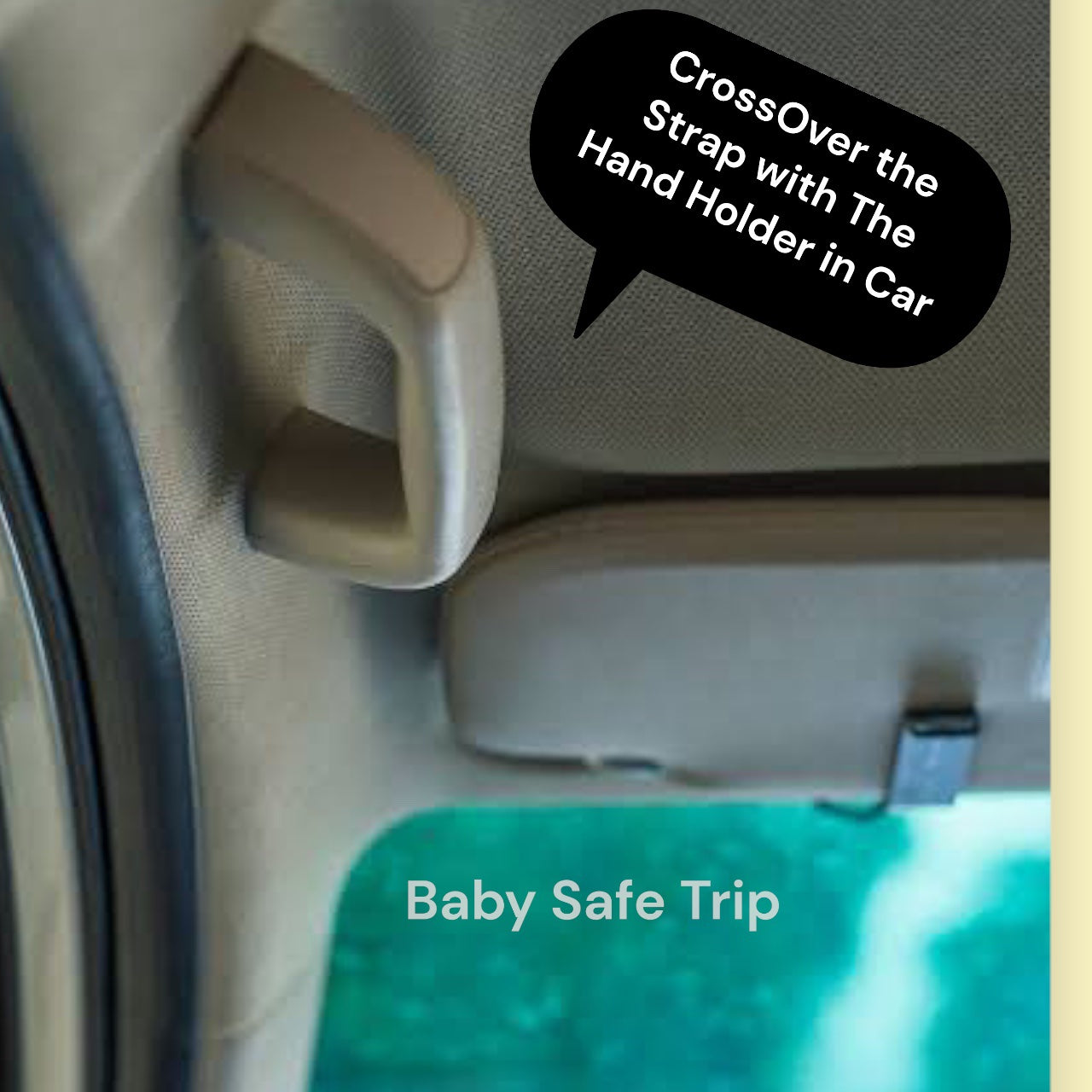 Baby Safe Trip Travel Pangra with Straps for Car image 1