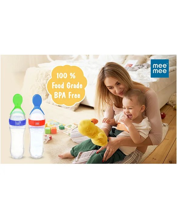 meemee squeezy silicone food feeder90 ml 4m+ image 2