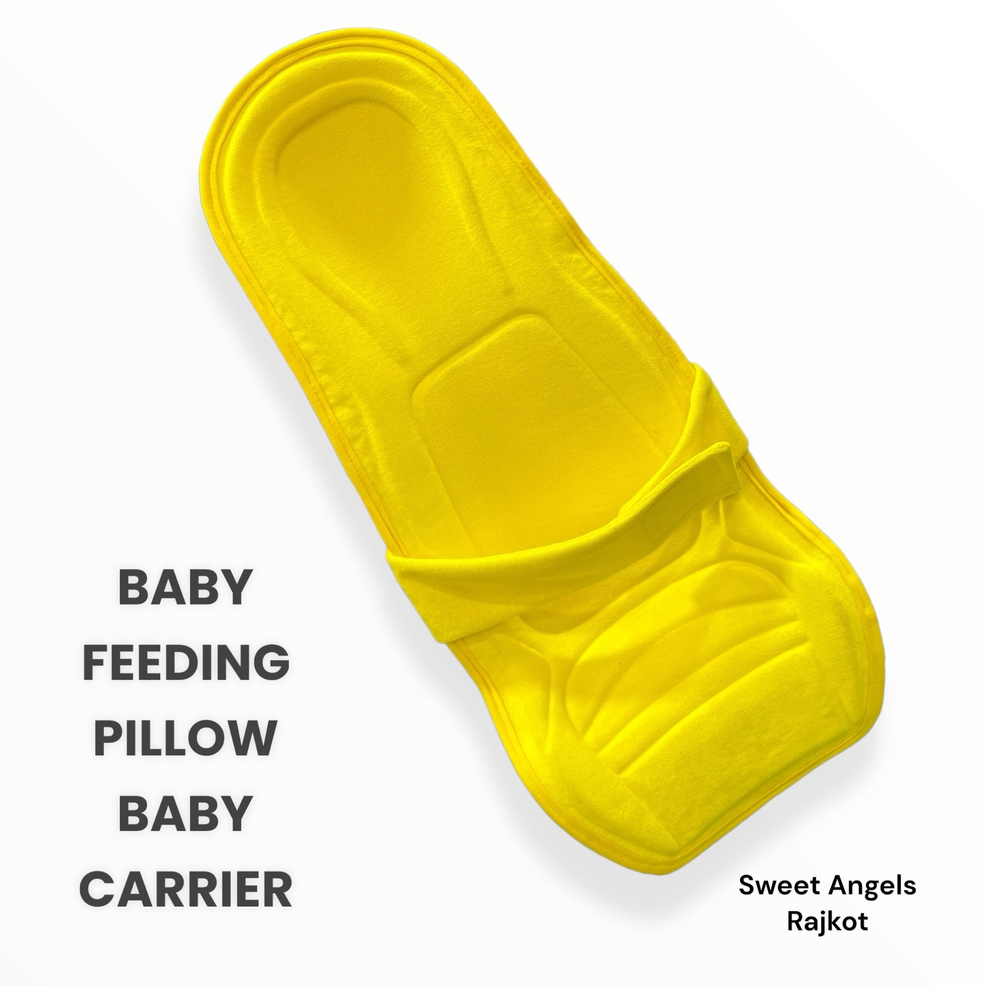 2in1 Feeding Pillow Pad Baby Carrier - yellow image