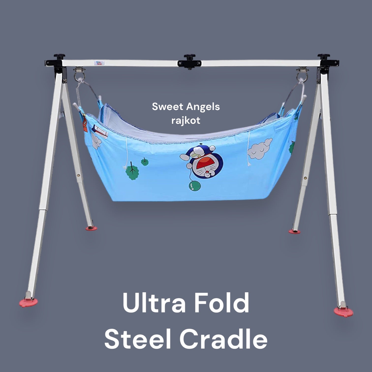 Ultra Fold Compact Baby Cradle Ghodiyu image 0