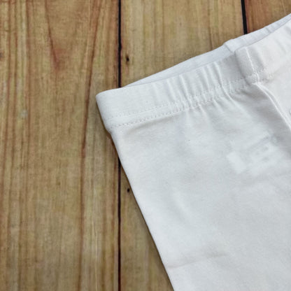 Baby White Leggings cotton 2pc combo image 1
