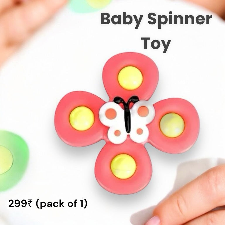 Single Spinner Baby Toys with suction pack of 1 - A image