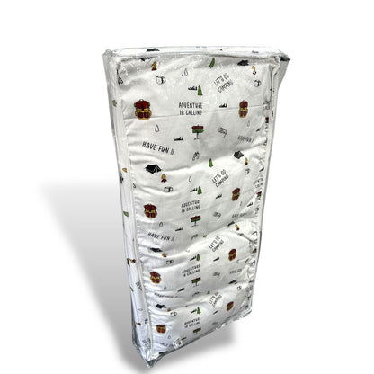 Thick Mattress White Oraganic Baby Khoya with Pipe image 3