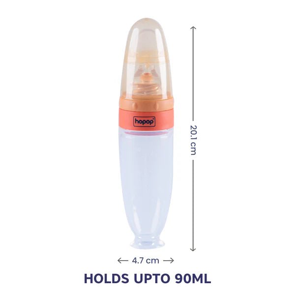 hopop soft squeezy silicone Food Feeder 90ml  4m+ image 5