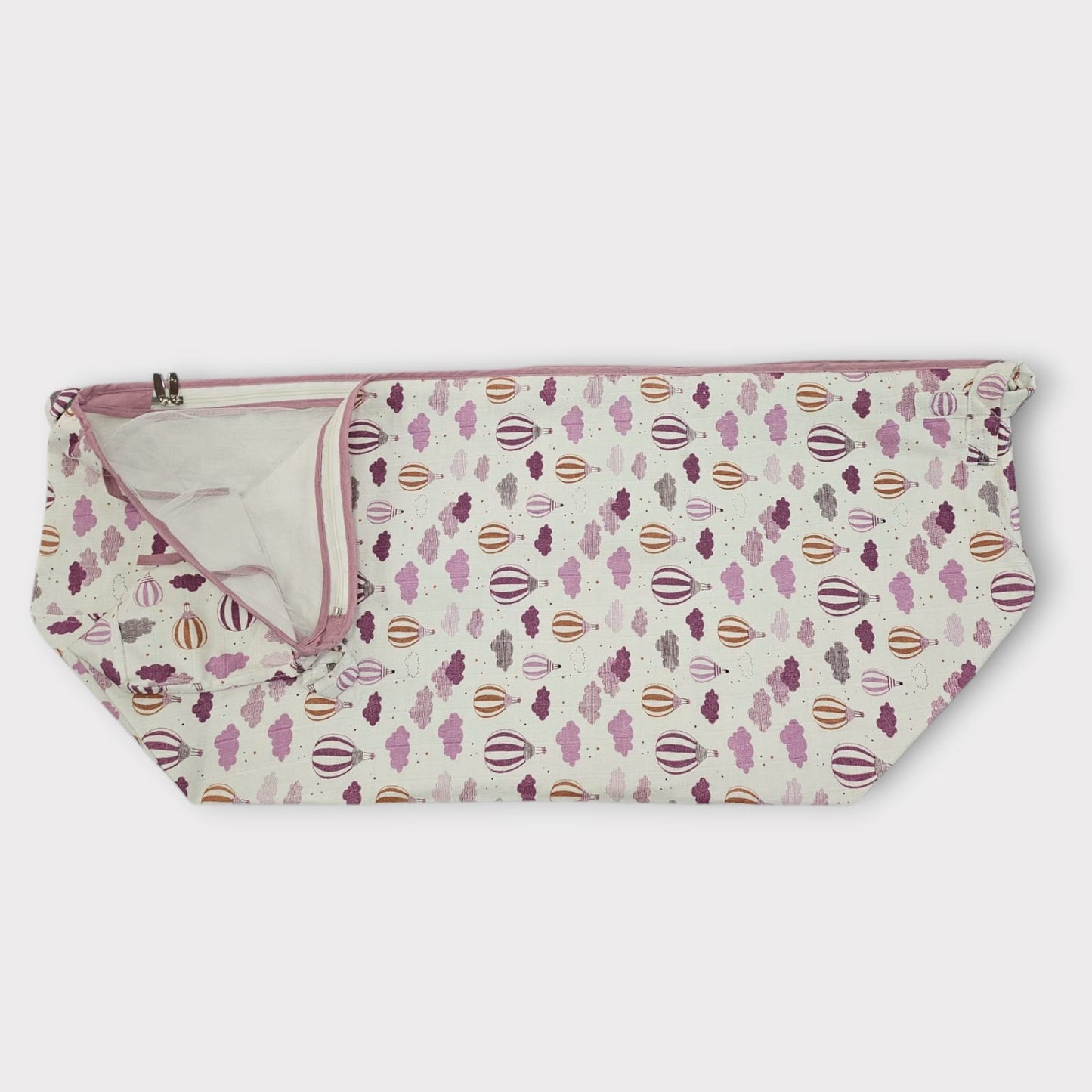 Muslin Baby Khoya for Ghodiya Air Balloon Hammock for Cradle jhula 0-12 months - A image