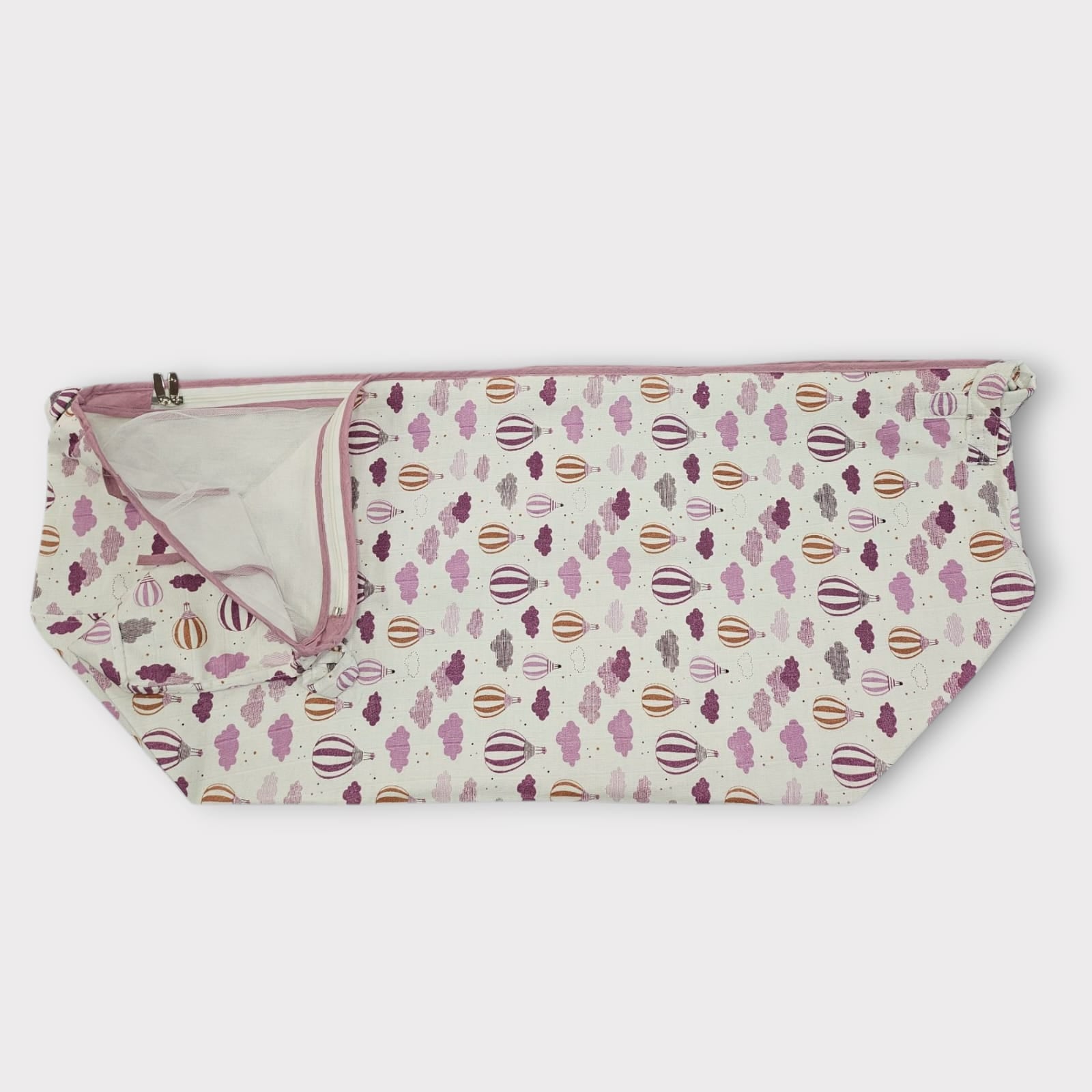 Muslin Baby Khoya for Ghodiya Air Balloon Hammock for Cradle jhula 0-12 months - A image