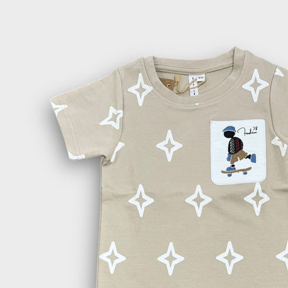 Hip Hop Kids Unisex Co Ord Set 3 to 10 years Diamond Grey image 2