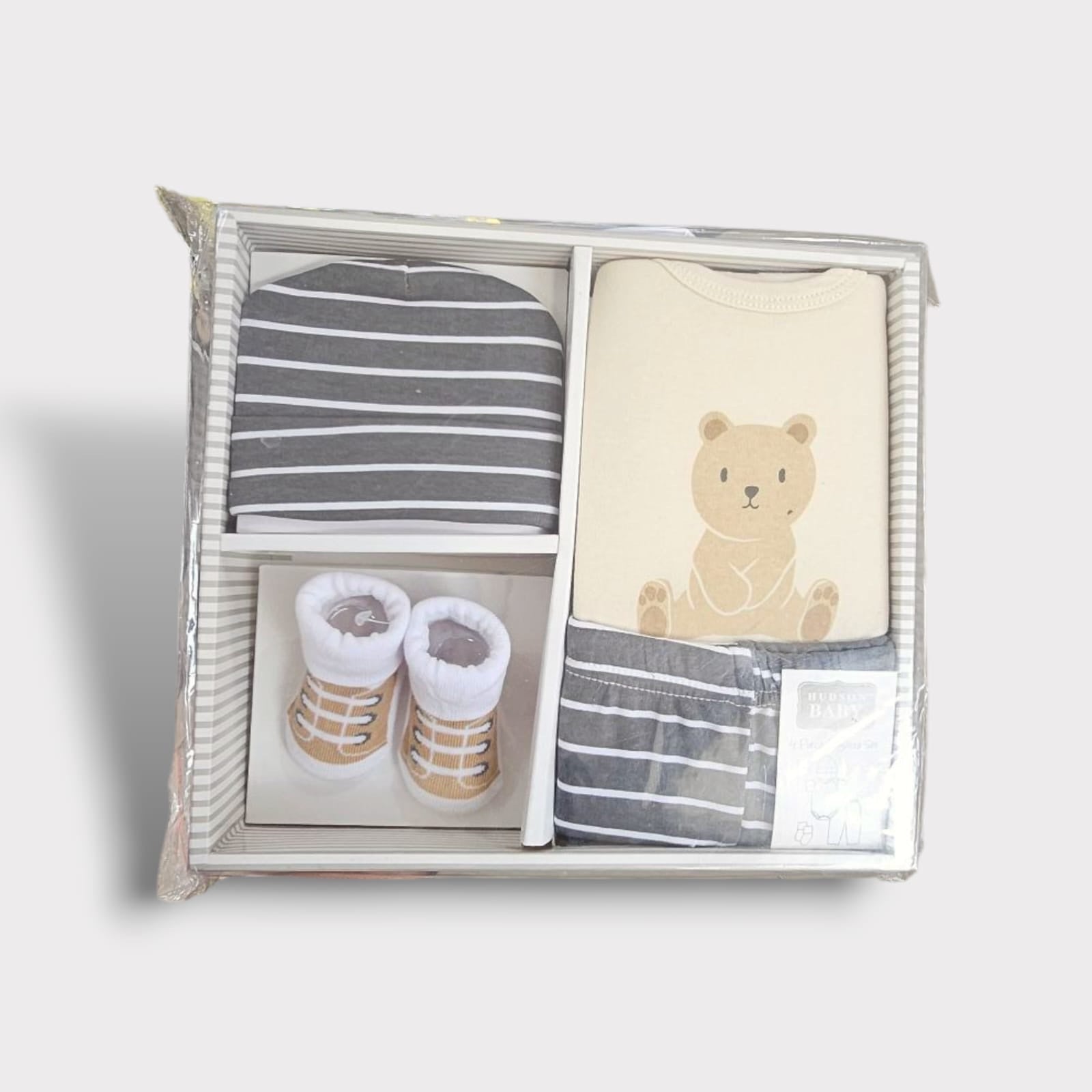 Newborn Baby Boy Birth Giftset - teddy image
