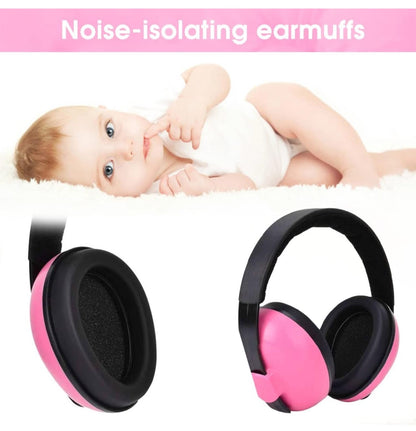 Pink Baby Noise Cancelling Headphones, Ear Protection Earmuffs Noise Reduction for 0-3 Years Kids/Toddlers/Infant image 5