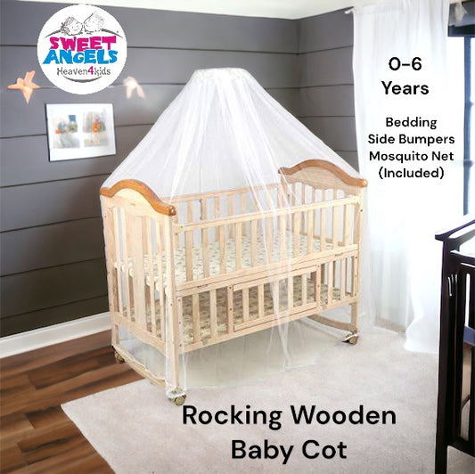 Wooden Rocking Cot image 0