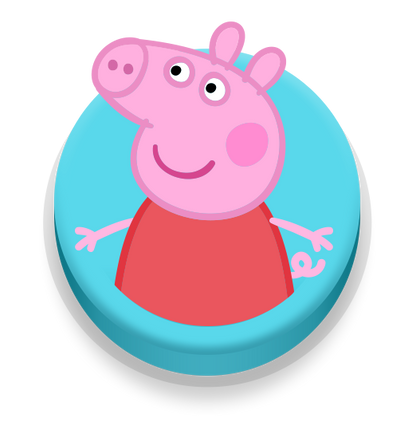 Custom Waterproof Name Label Stickers for Kids – 70+ Stickers | Personalized with Name, Class, School & Character Theme - Peppa Pig image