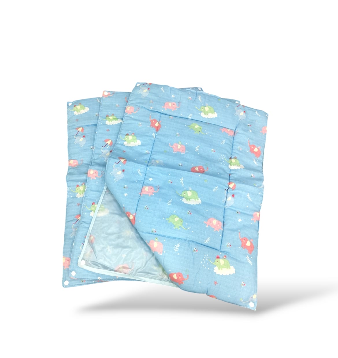 Muslin Matt Changeable 3pc Godadi Set | Soft & Cozy Baby Quilted Matts image 8