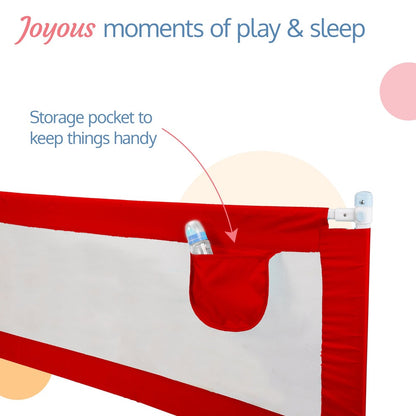 Baby Bed Rail Guard Red image 3