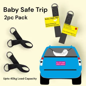 Baby Safe Trip Straps for Hammock Khoya in Car Travel time image 0