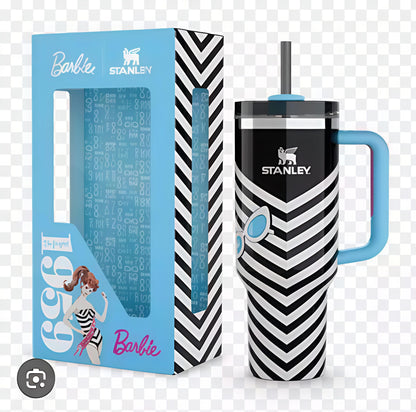 Black / White / Blue Stanley Barbie 1959 Original Quencher Tumbler image 2