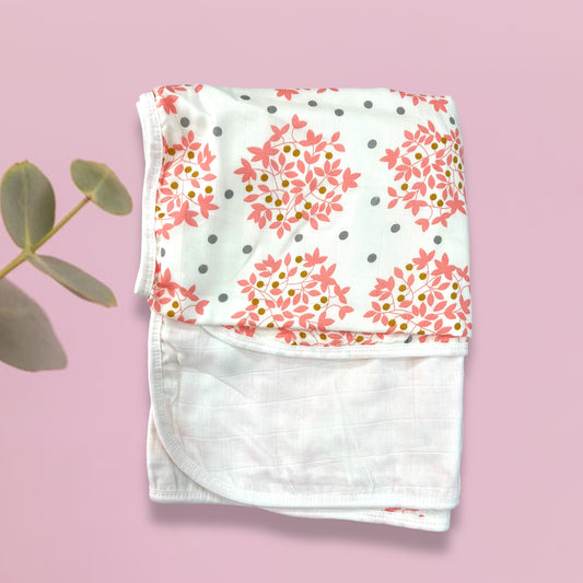 Organic Muslin Swaddle wrapper blanket 6 layer image 1