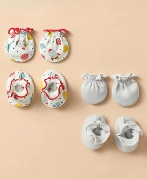 Mitten Booty Preemie baby Organic 2 set assorted image 2