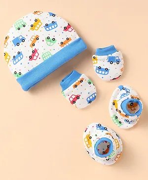 Cap Mitten Booty set Preemie Baby Organic Cotton assorted image 3