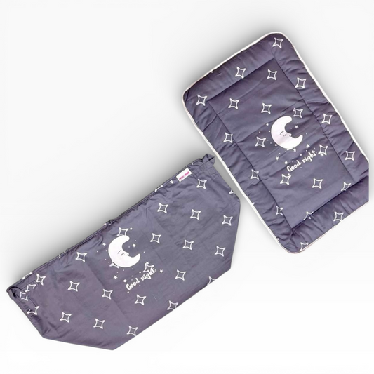 Baby Print khoya & godadi combo hammock with matt set