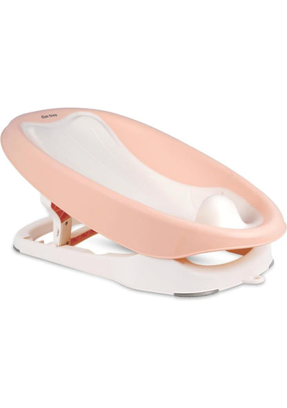 Baby Bath Tub Seat Adjustable | Soft Silicon Padding Base for Newborns to 12 Months image 0