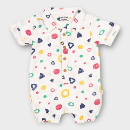 Muslin Romper for Baby Boys – Soft, Organic & Comfortable Outfit - 24 to 36 m image