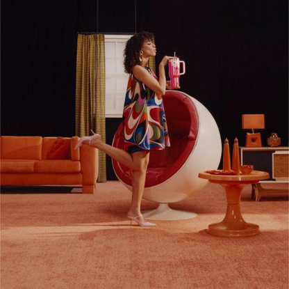 Red / Pink / Gold Stanley Barbie 60s Twist N Turn Quencher Tumbler image 1