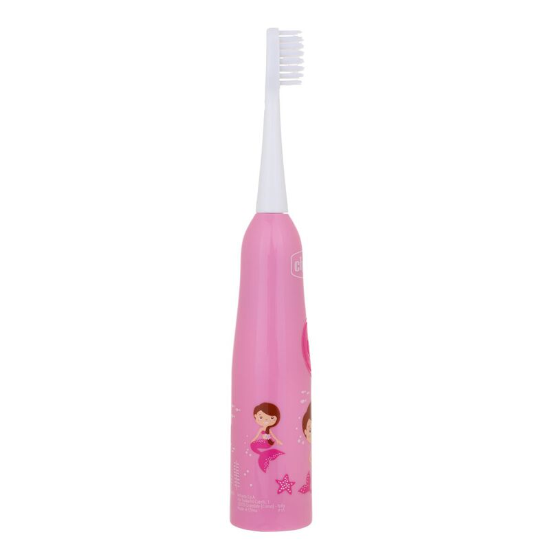 Best Electric Toothbrush for Kids (3Y+) – Gentle Vibrating Brush for Sensitive Gums (Pink) image 1