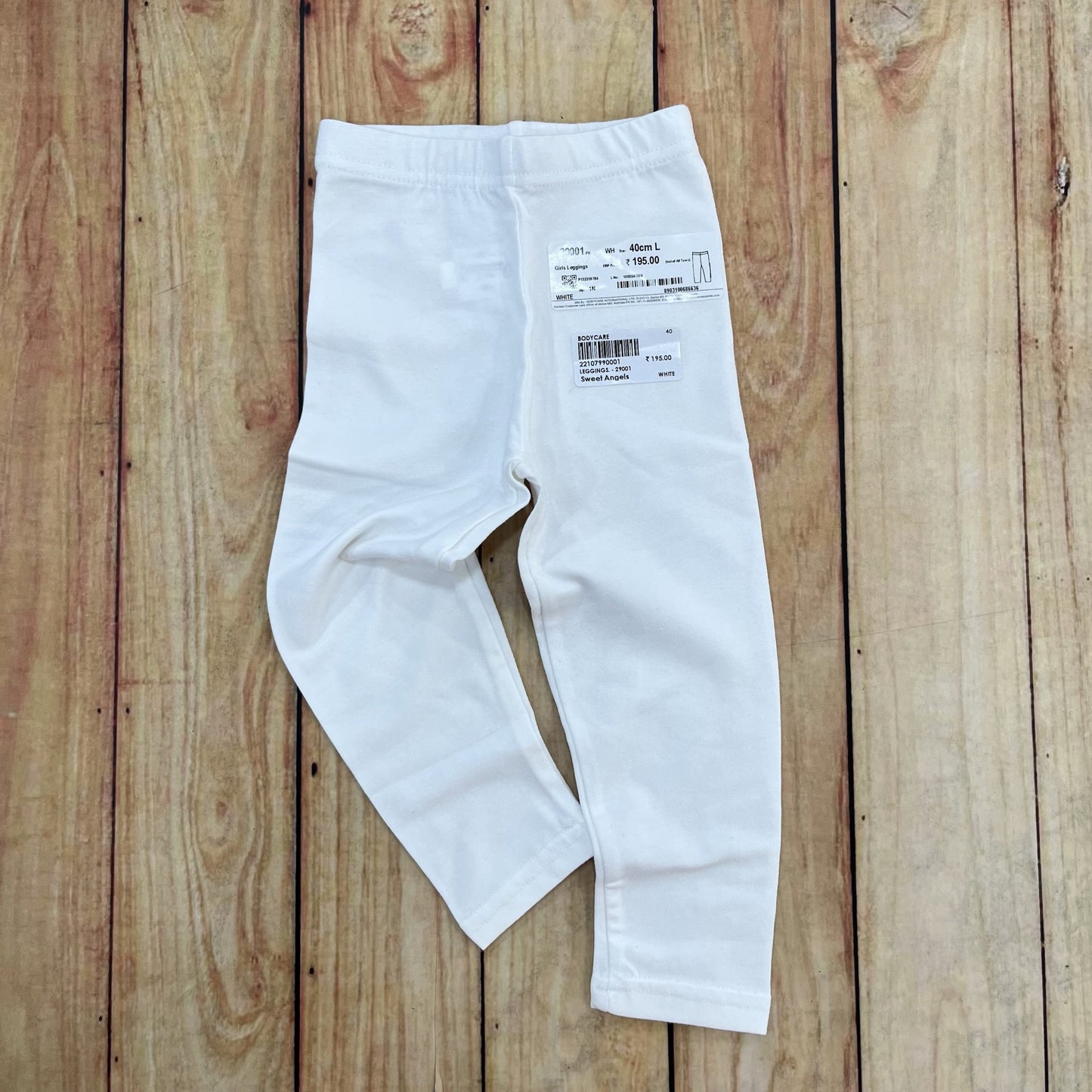 Baby White Leggings cotton 2pc combo image 0