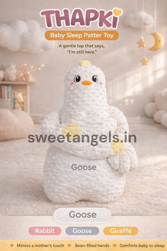 THAPKI Sleep Buddy Pat Pillow Toy – Best Cry Baby Solution for Soothing Sleep Patter Goose