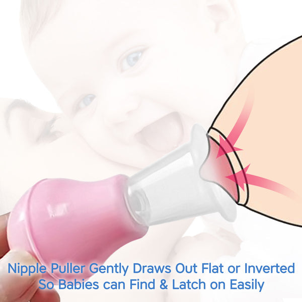 Nipple Puller: Gentle Breastfeeding Aid for Flat & Inverted Nipples