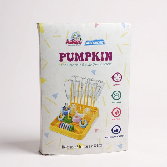 Foldable baby bottle drying rack