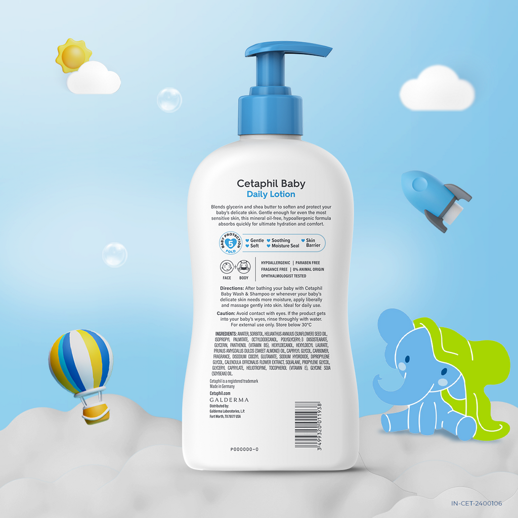 Cetaphil Baby Daily Lotion | Gentle Hydration for Baby Skin