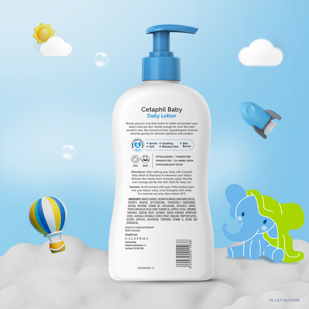 Cetaphil Baby Daily Lotion | Gentle Hydration for Baby Skin