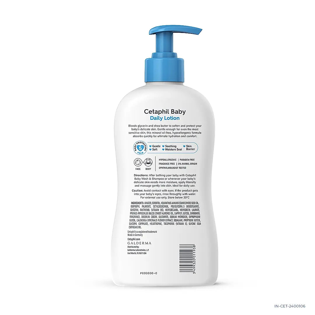 Cetaphil Baby Daily Lotion | Gentle Hydration for Baby Skin