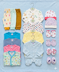 Ultimate Premature Baby Care Kit: assorted prints Pure Cotton knit (1.5kg – 2.5kg)