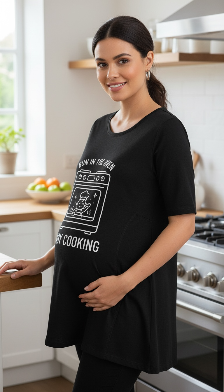 Bun In Oven Maternity Dress