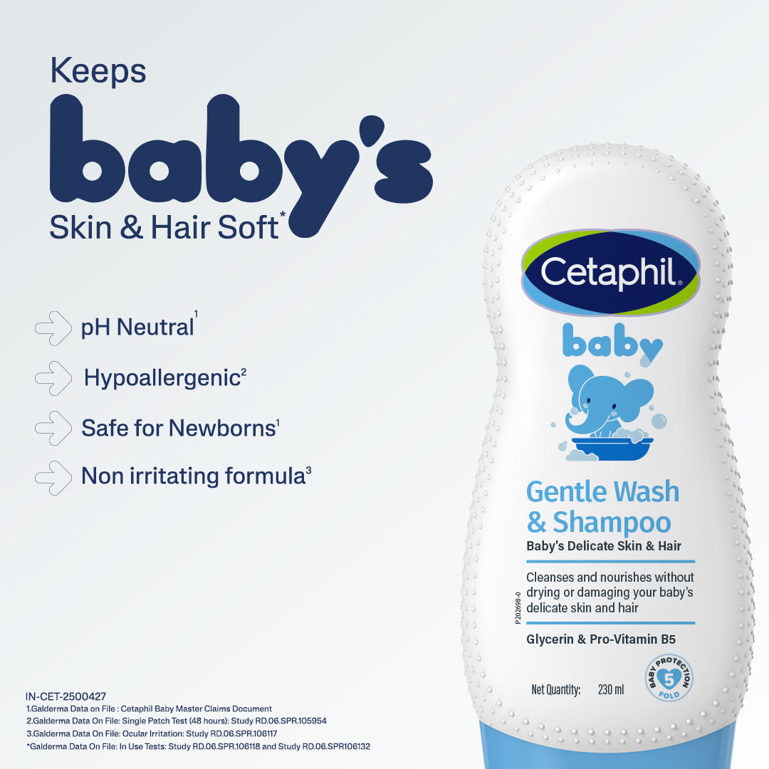 Cetaphil Baby Gentle Wash & Shampoo with Wheat Protein and Glycerin