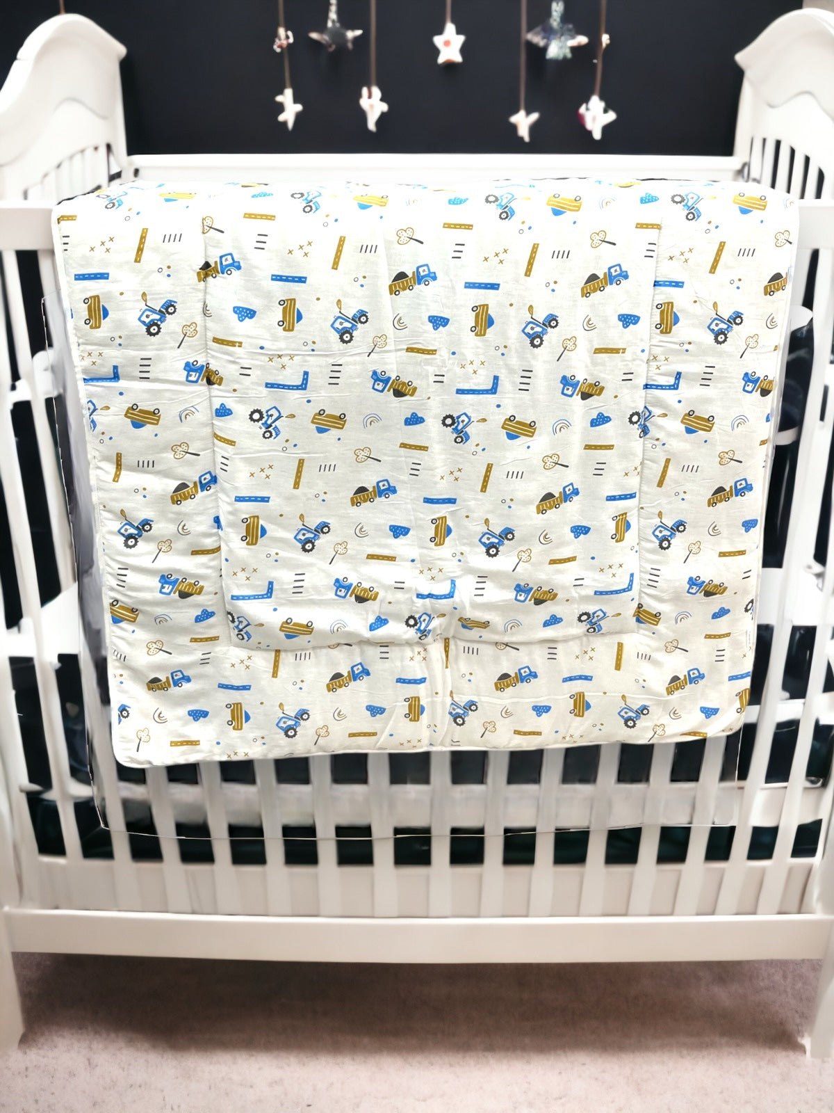 Baby Comforter Quilt assorted prints image 0