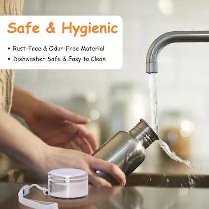 Capster- The Regular Neck Steel Baby Feeding Bottle Cap image 5