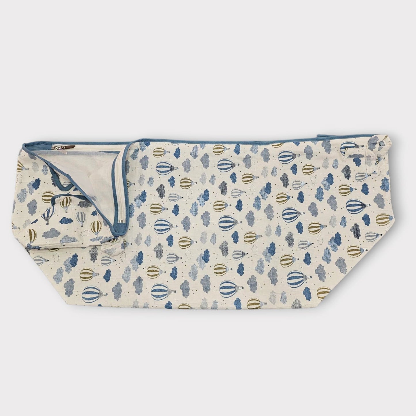Muslin Baby Khoya for Ghodiya Air Balloon Hammock for Cradle jhula 0-12 months - B image