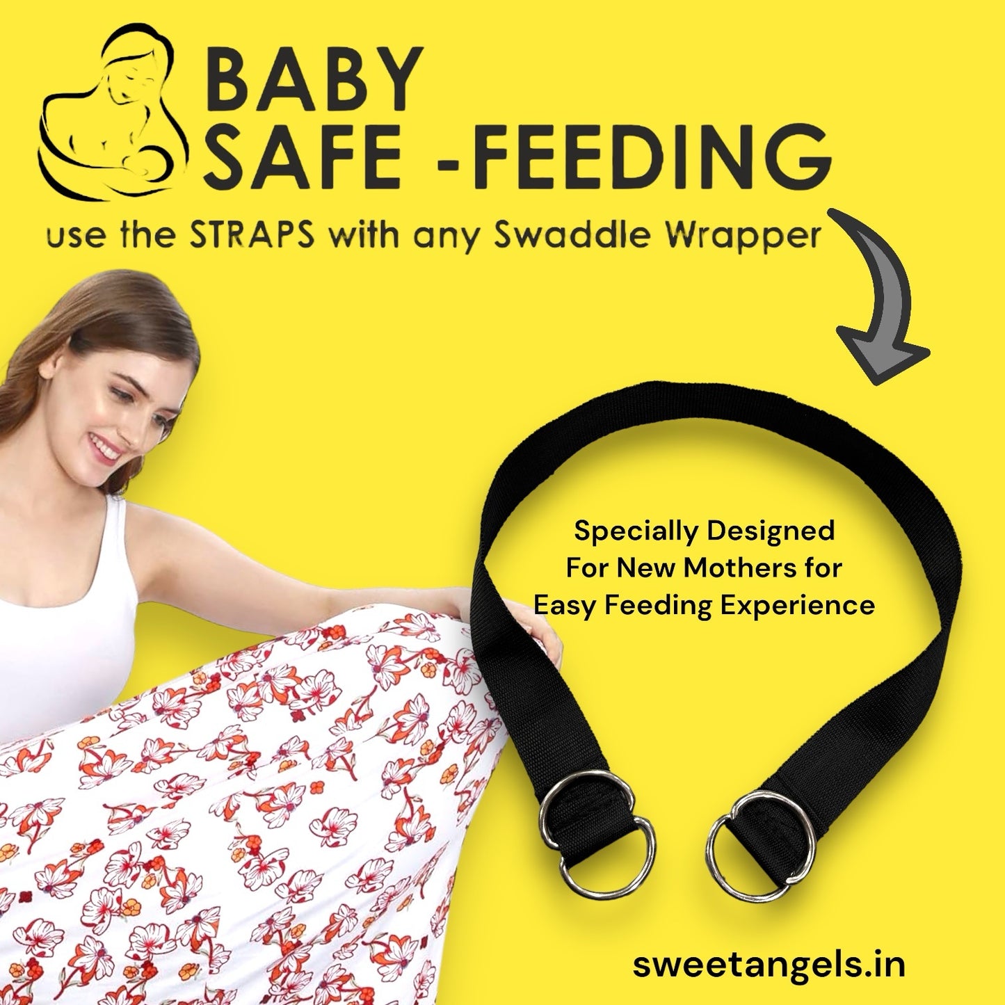 Baby Safe Feeding Straps – Enhance Comfort During Nursing with Any Swaddle Wrapper image 0