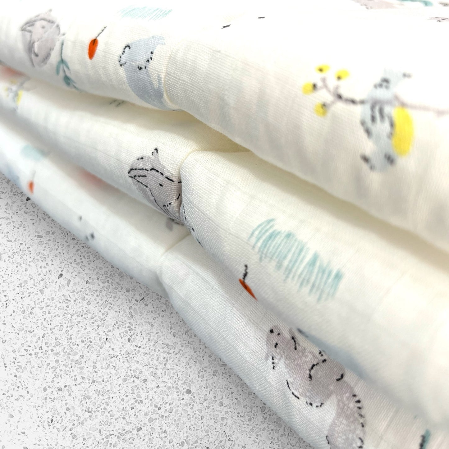 Muslin Matt Changeable 3pc Godadi Set | Soft & Cozy Baby Quilted Matts image 3