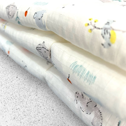 Muslin Matt Changeable 3pc Godadi Set | Soft & Cozy Baby Quilted Matts image 3