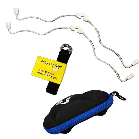 Khoya Baby Travel Cradle – Baby Safe Trip Full Kit with Travel Straps &amp; Pangra Hanger image 1