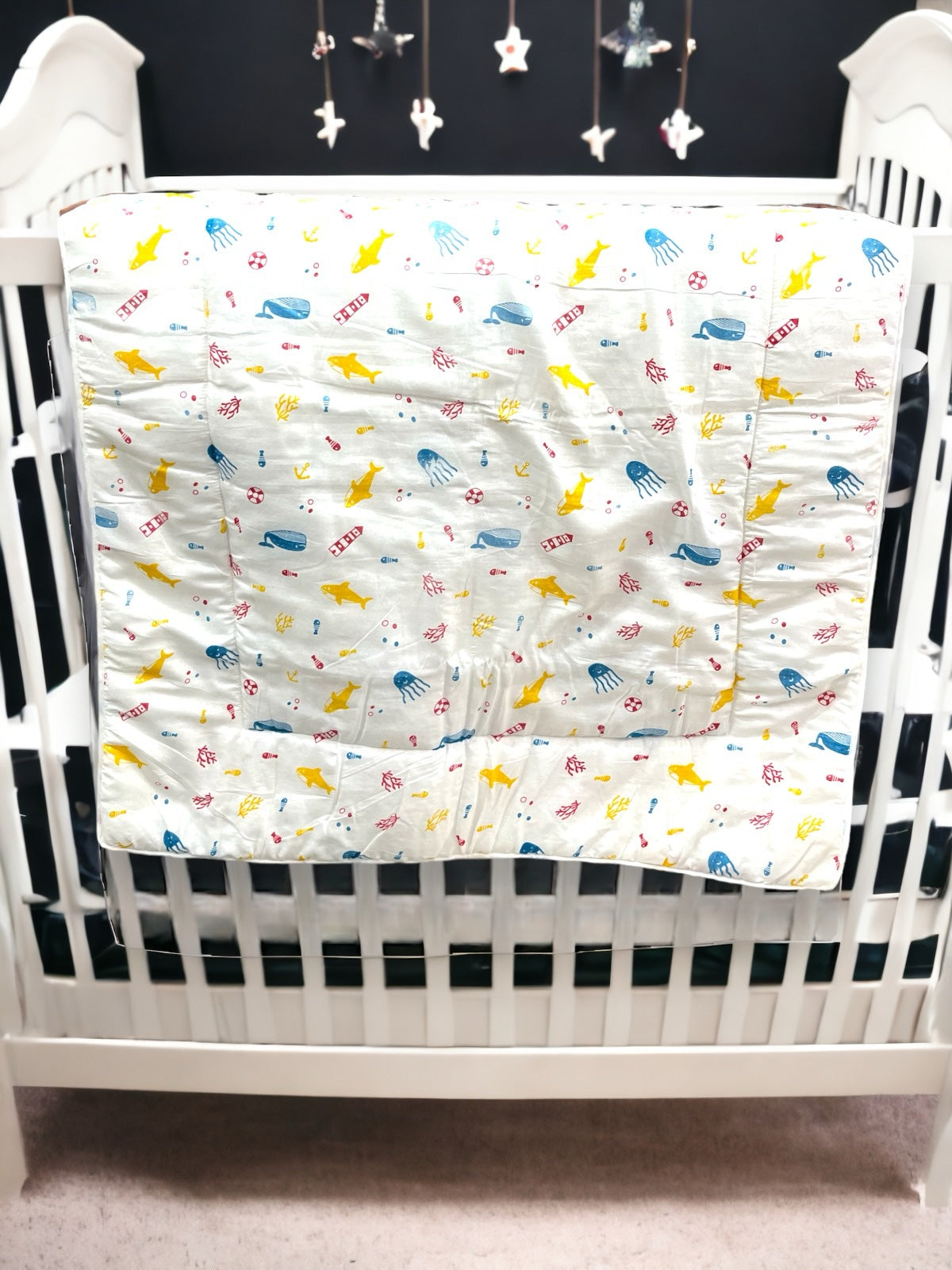 Baby Comforter Quilt assorted prints image 2