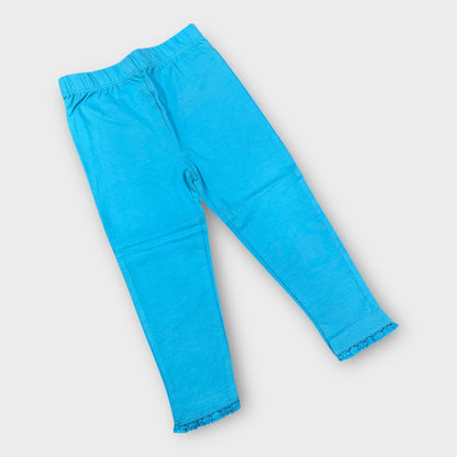 2 to 3 years Organic Leggings Tights Baby Girl - Royal Blue image