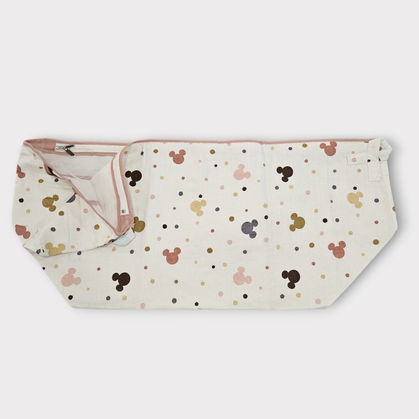 Muslin Baby Khoya for Ghodiya Mickey Hammock for Cradle jhula 0-12 months - B image