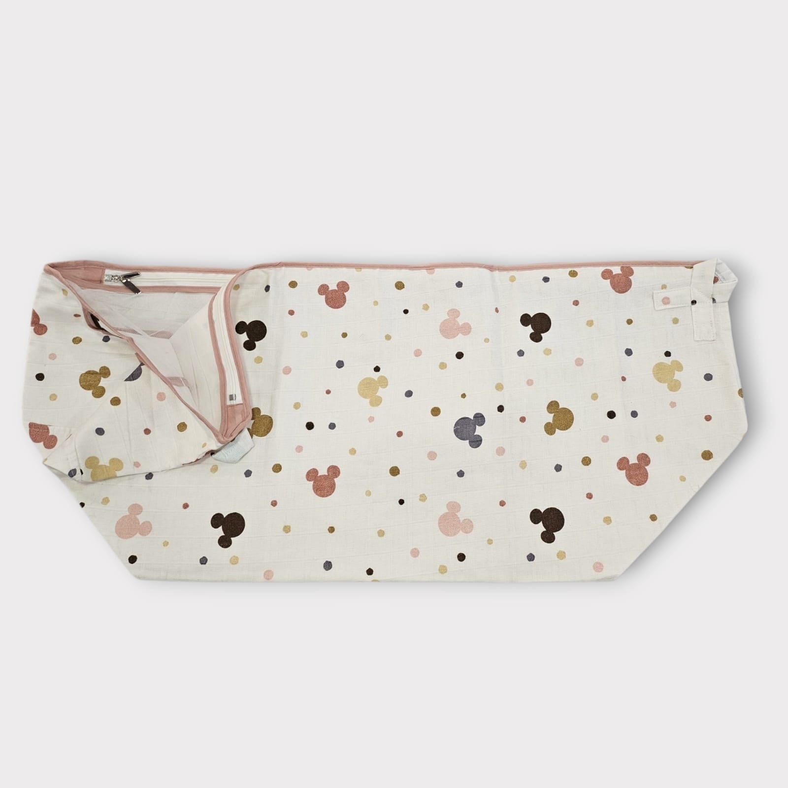 Muslin Baby Khoya for Ghodiya Mickey Hammock for Cradle jhula 0-12 months - B image