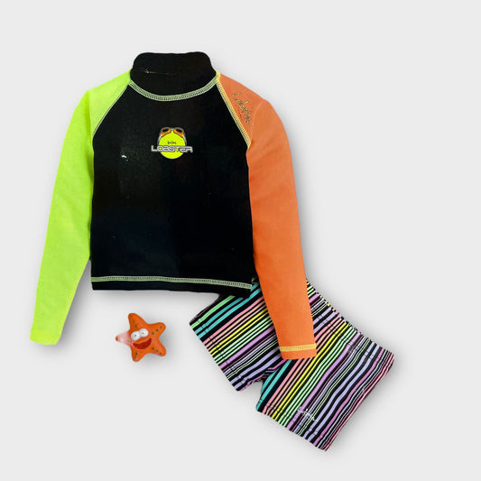 Swim Suit for Babies to Toddlers super cute Neon Black image 0