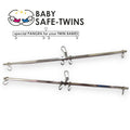 Baby Safe - TWINS baby Steel pangra for any Cradle Ghodiya image 0